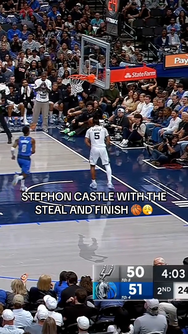 Stephon Castle with the steal and f...