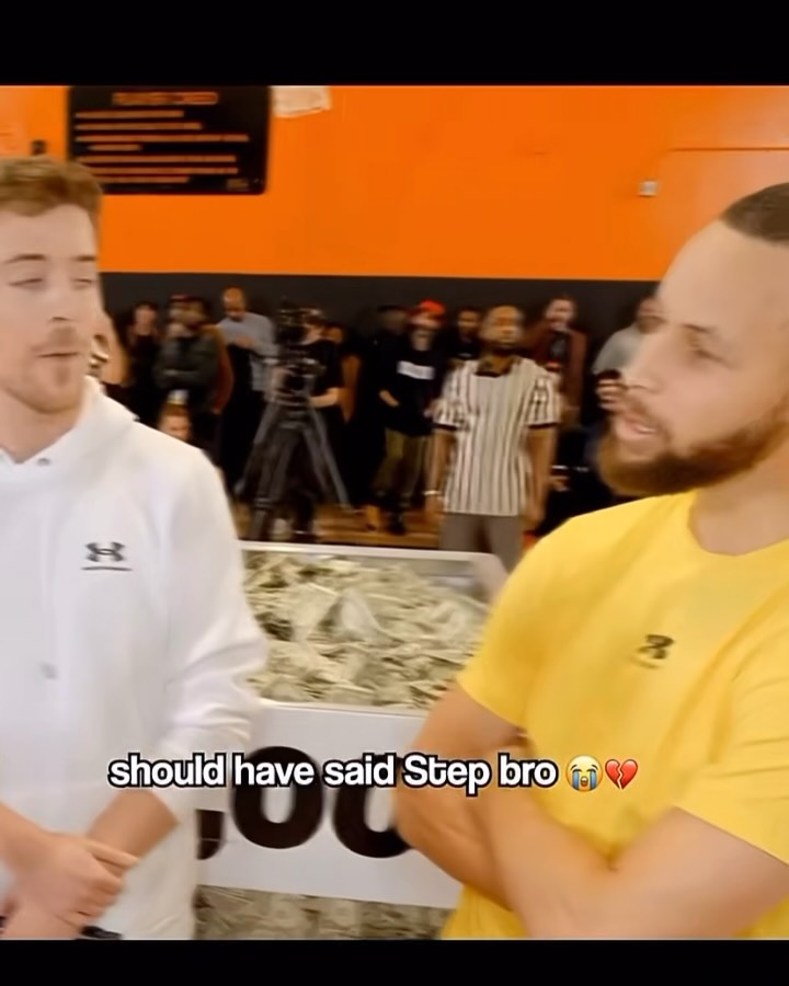 Steph Curry and MrBeast talk basket...