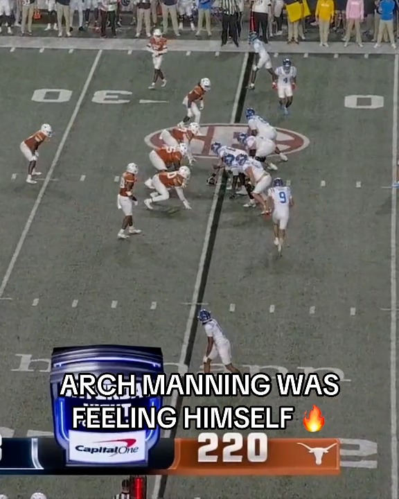 Arch Manning was HYPED against Ole ...