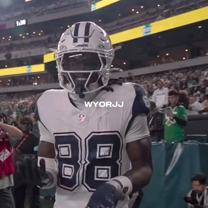 Cowboys player on the field