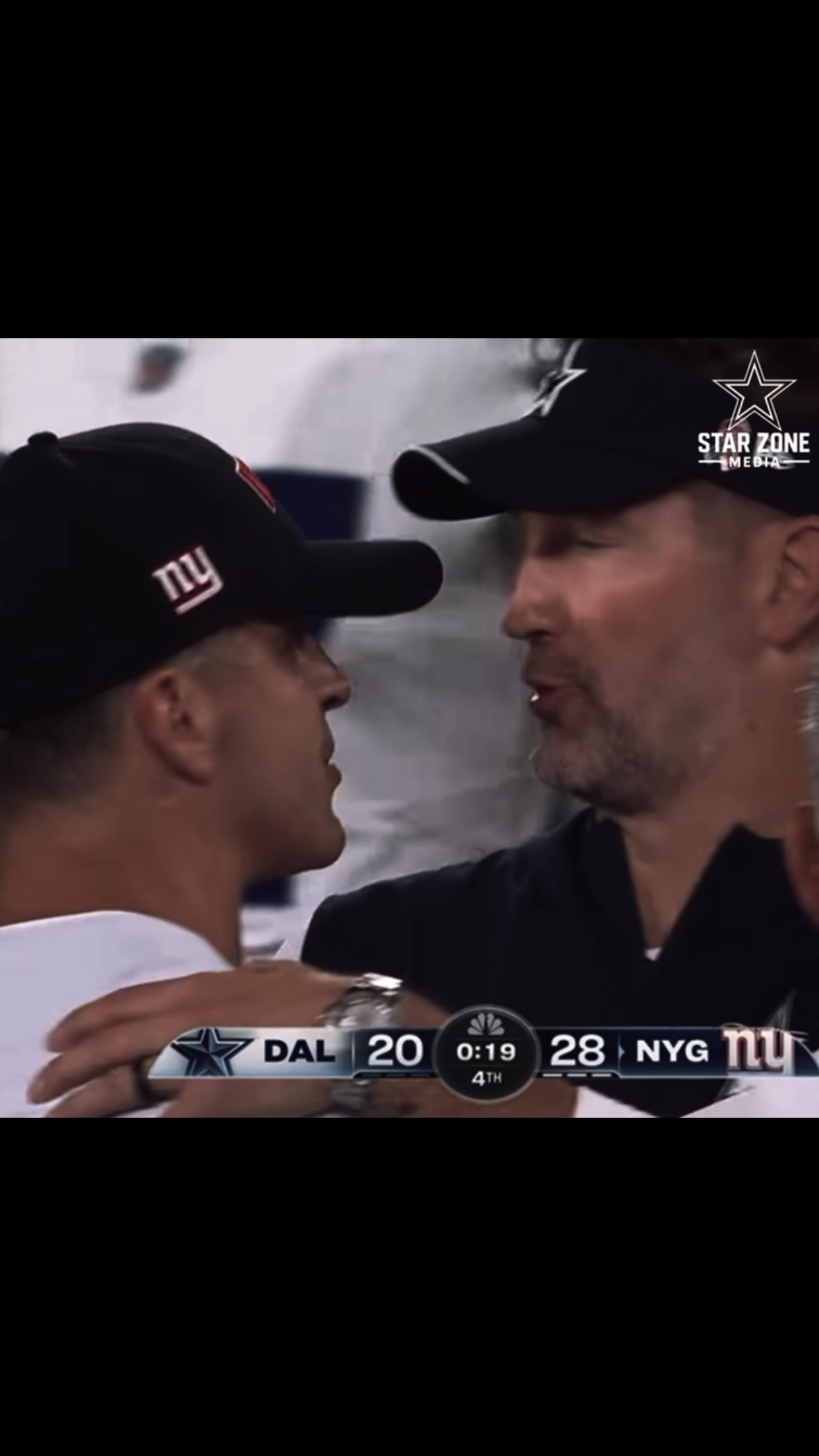 Cowboys vs. Giants football game ac...