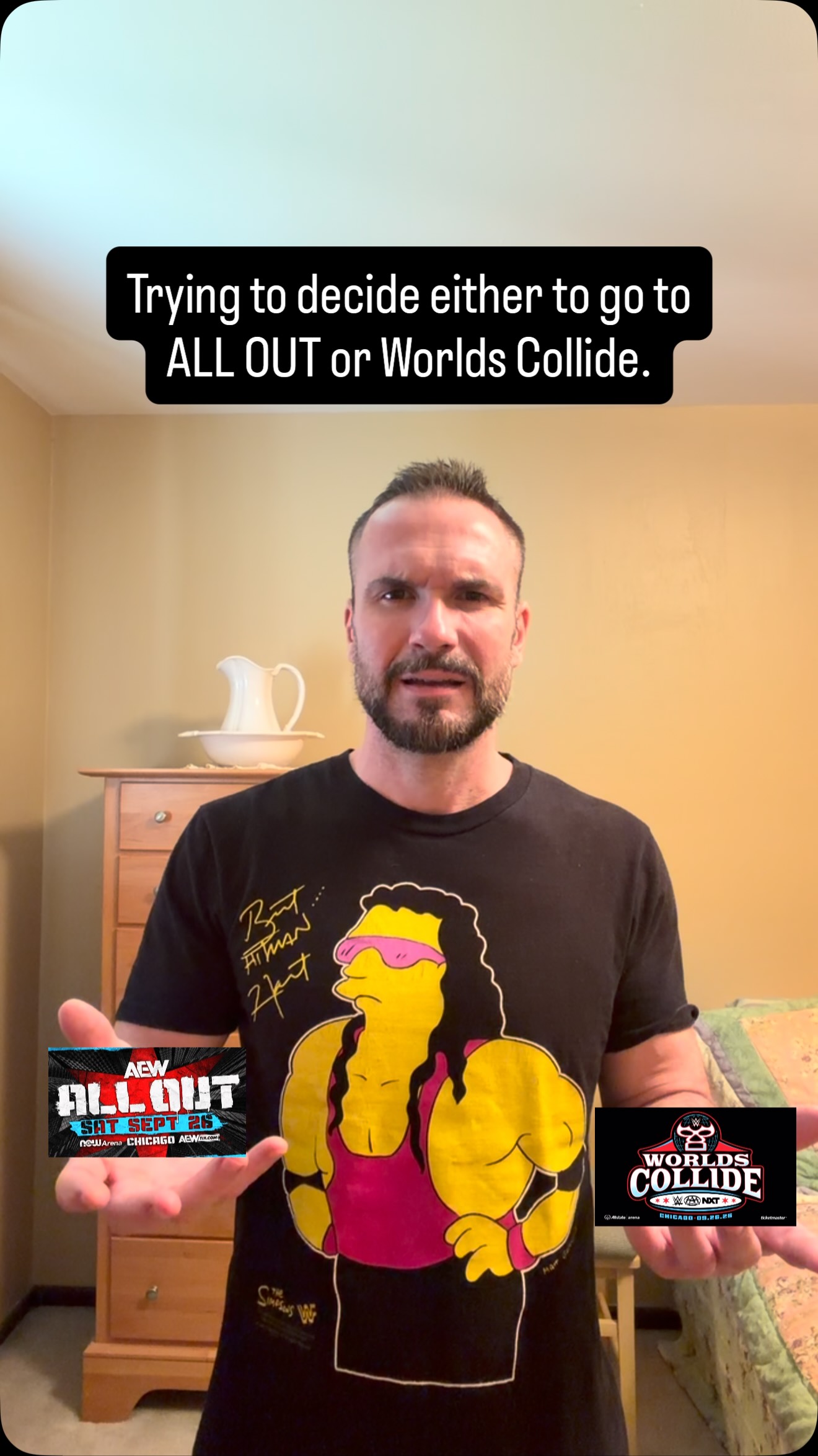 Deciding Between AEW All Out and WW... on MILLIONS Deciding Between AEW All Out and WW...