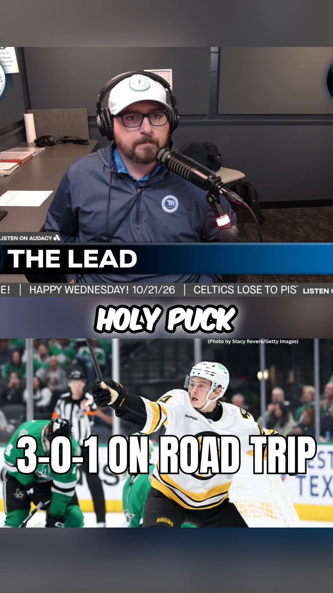 Bruins fall in OT to Stars, but go ...