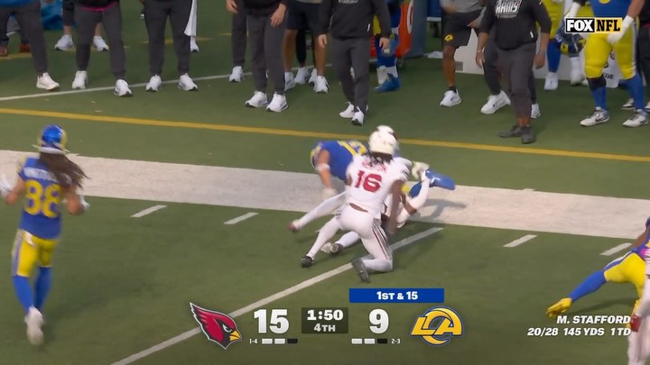 Puka Nacua makes a tough catch and ...