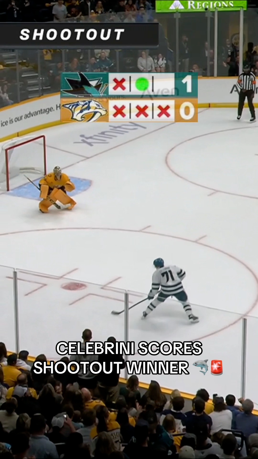 Macklin Celebrini scores shootout w...