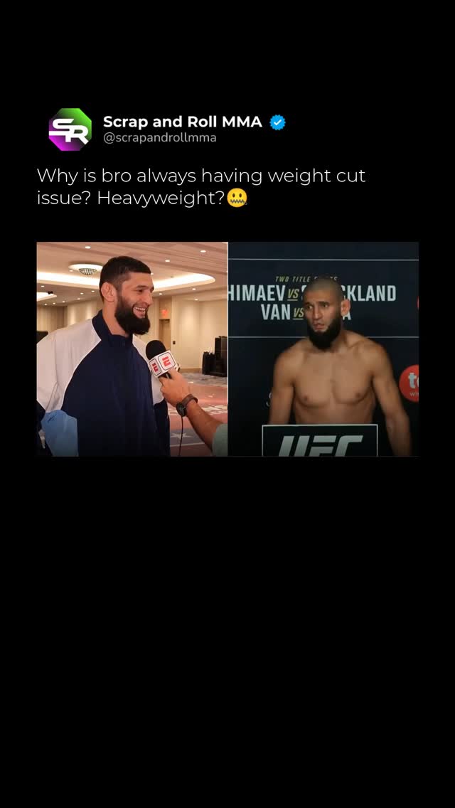 Khamzat Chimaev: Weight cut issues ... on MILLIONS Khamzat Chimaev: Weight cut issues ...