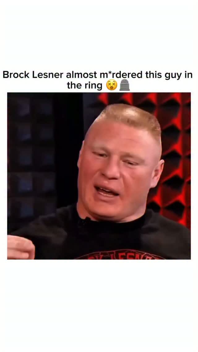 Brock Lesnar almost murdered this g...