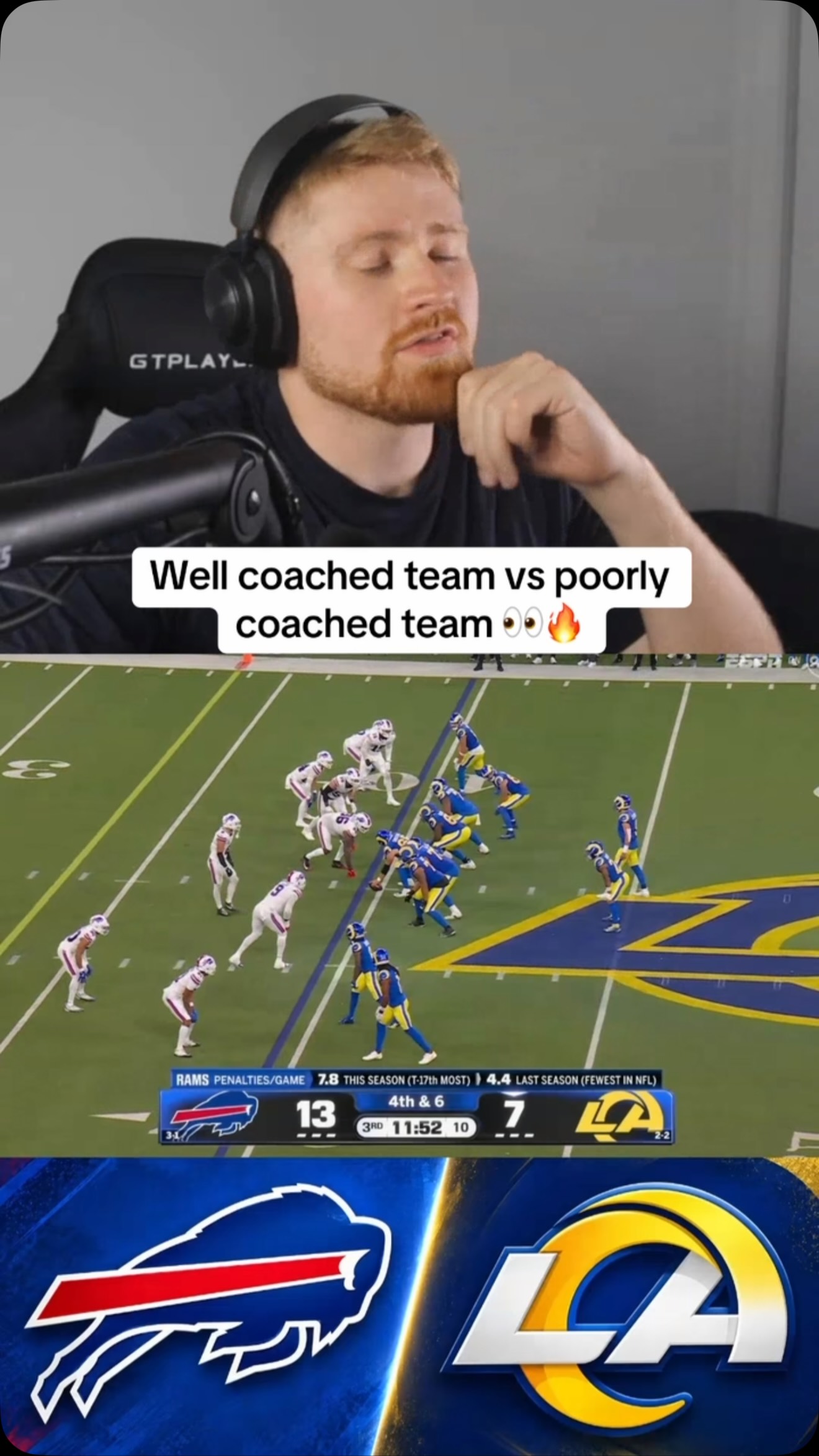 Well coached team vs poorly coached...