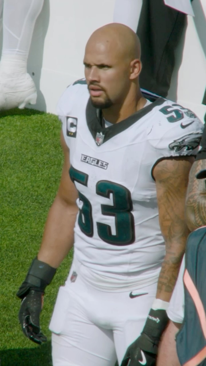 Eagles Player ZB reacts during a dr...