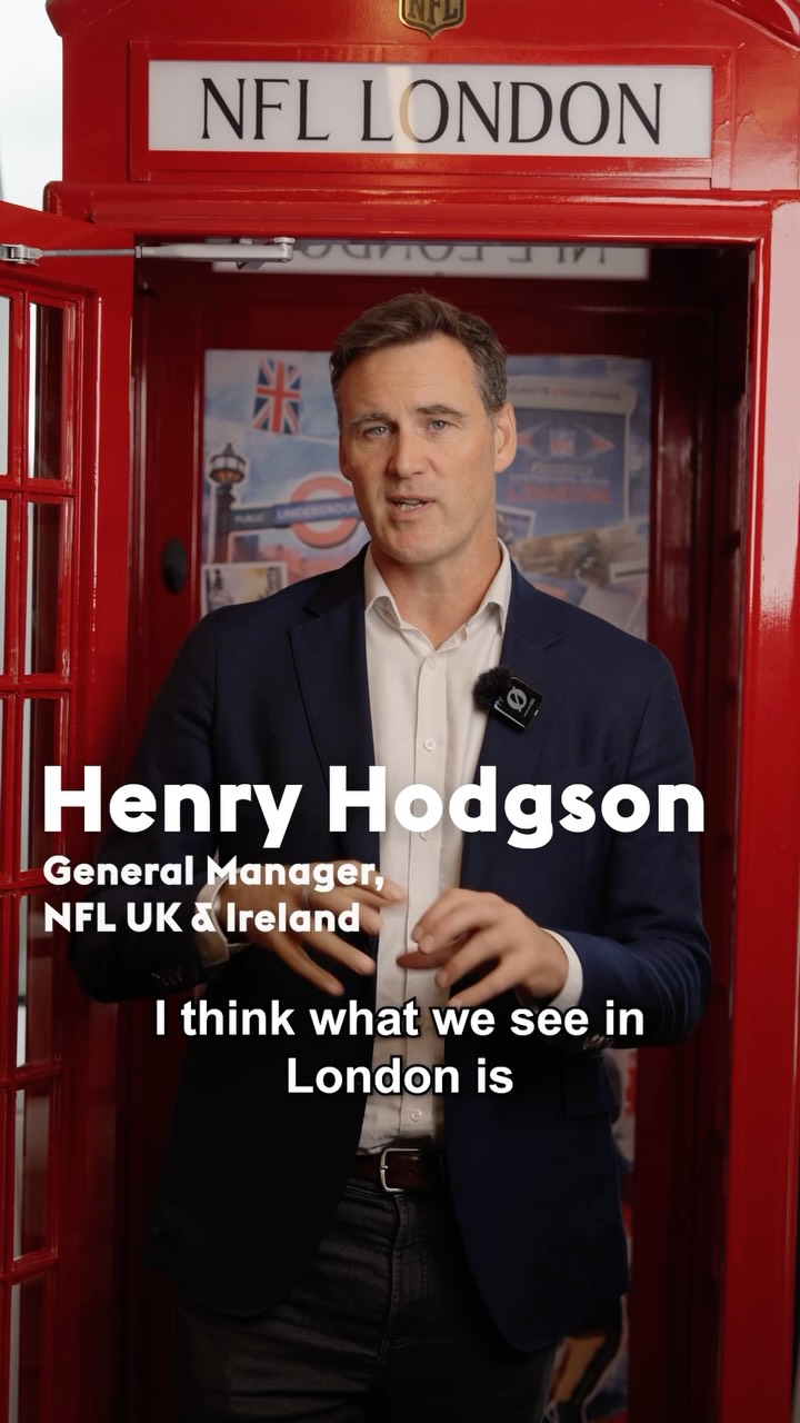 NFL UK General Manager Henry Hodgso...