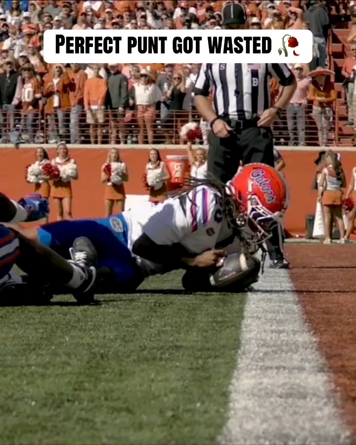 Florida punter's perfect punt waste...