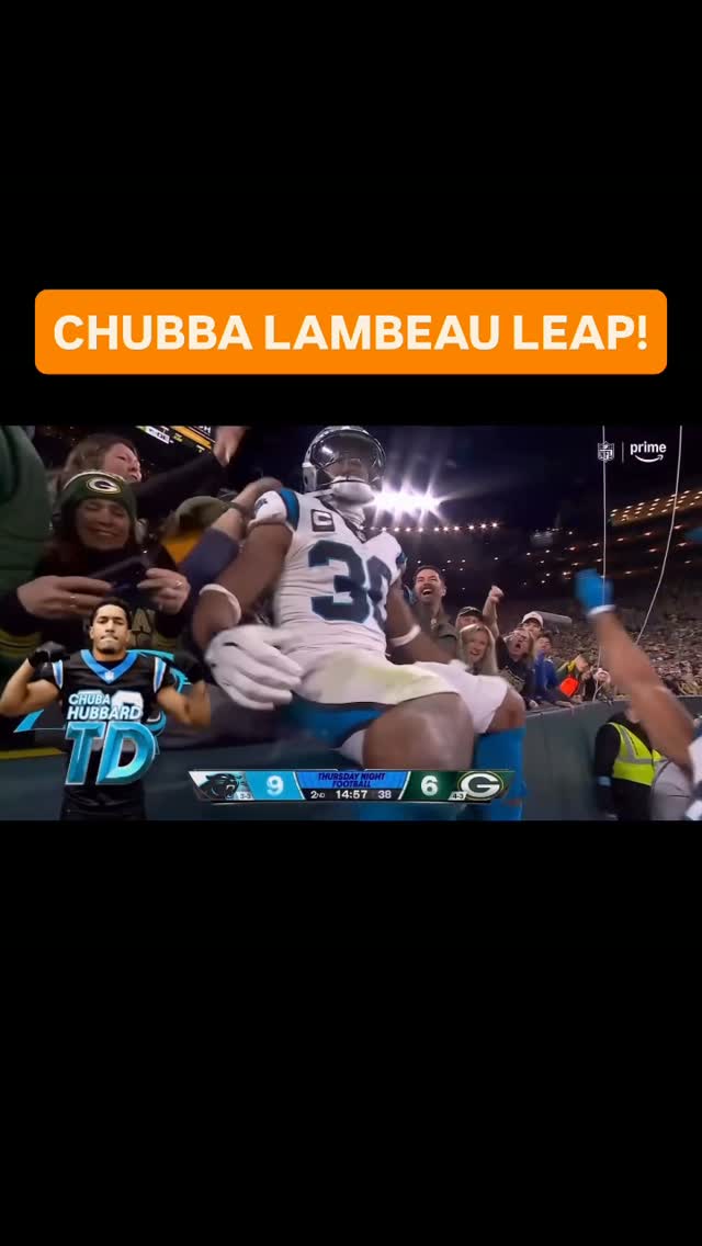 Panthers' Chuba Hubbard executes a ... on MILLIONS Panthers' Chuba Hubbard executes a ...
