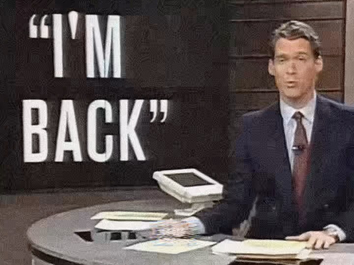 I'm Back: News Anchor Delivers Icon...