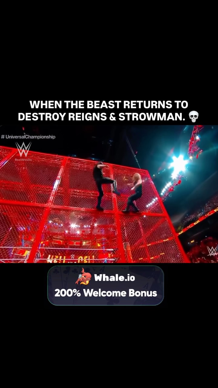 Brock Lesnar crashes Hell in a Cell...