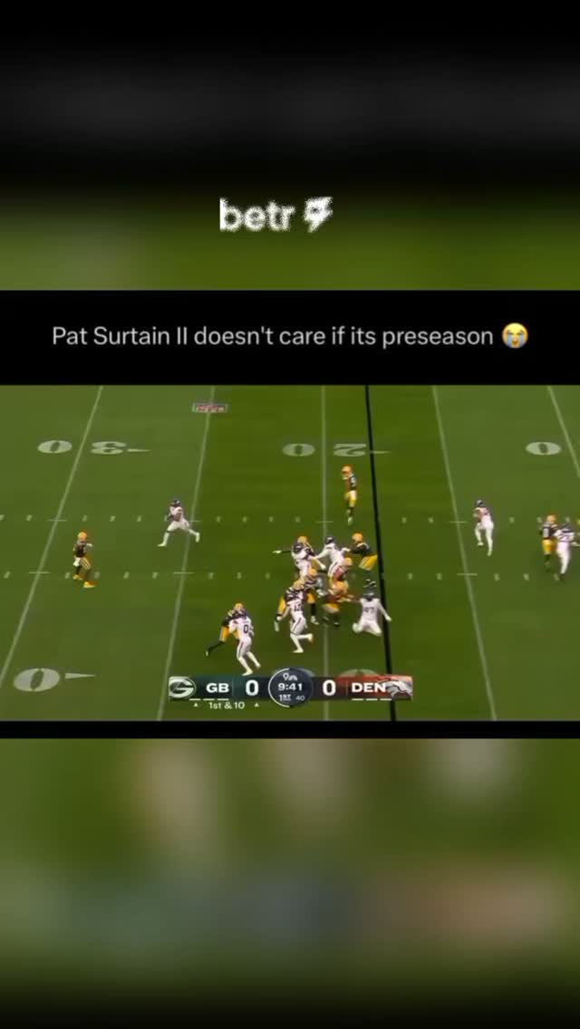 Pat Surtain II makes a play in pres... on MILLIONS Pat Surtain II makes a play in pres...