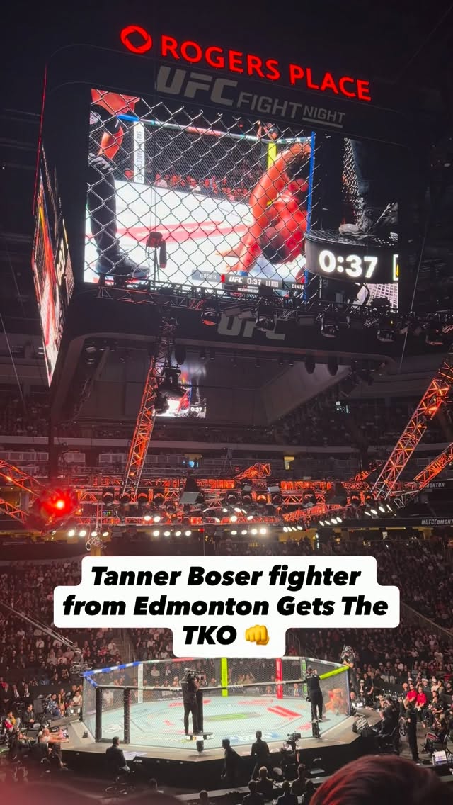 Tanner Boser, fighter from Edmonton...