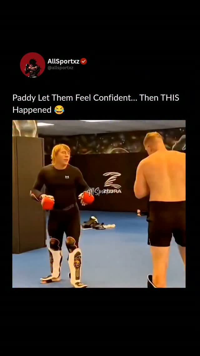 Paddy Pimblett spars with influence...