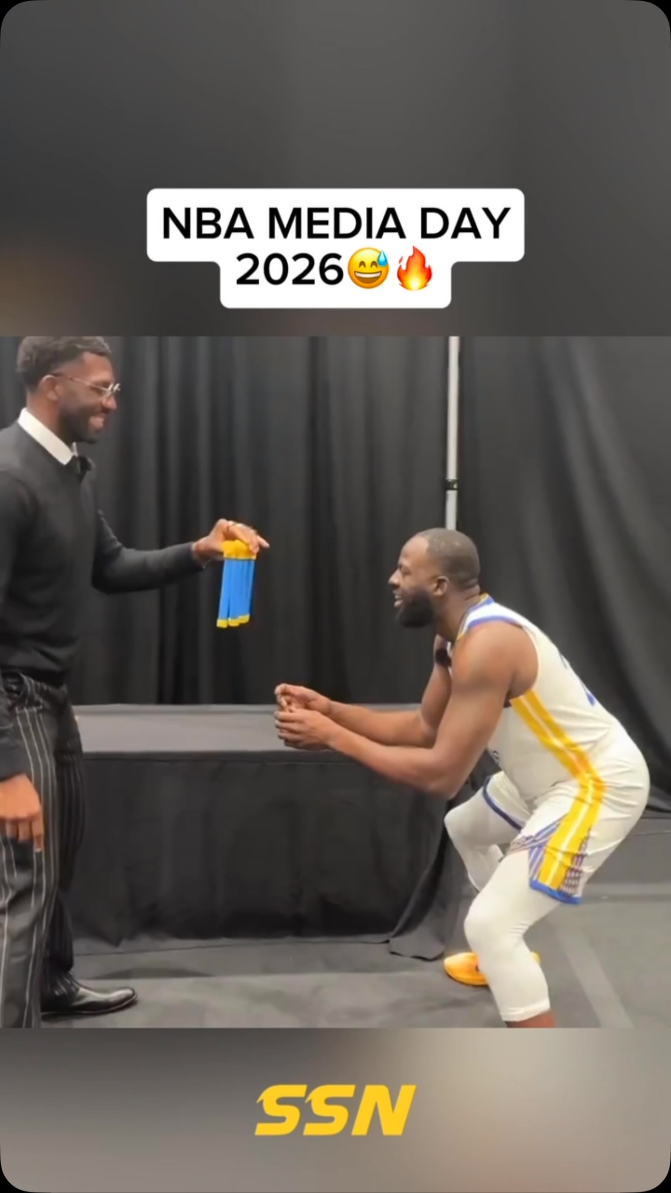 Draymond Green at NBA Media Day 202...