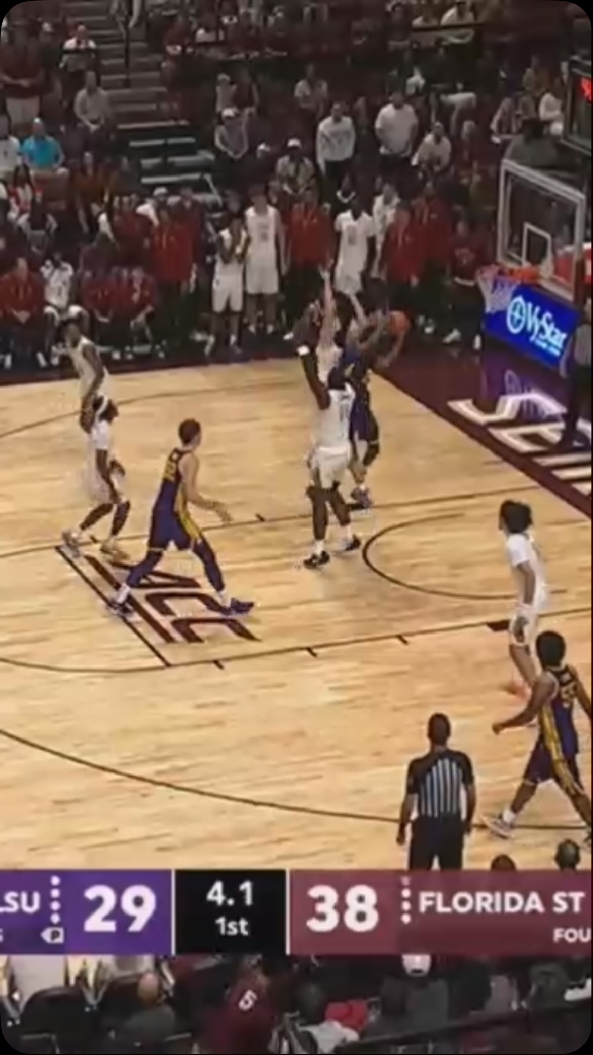 LSU Trails Florida State at Halftim...