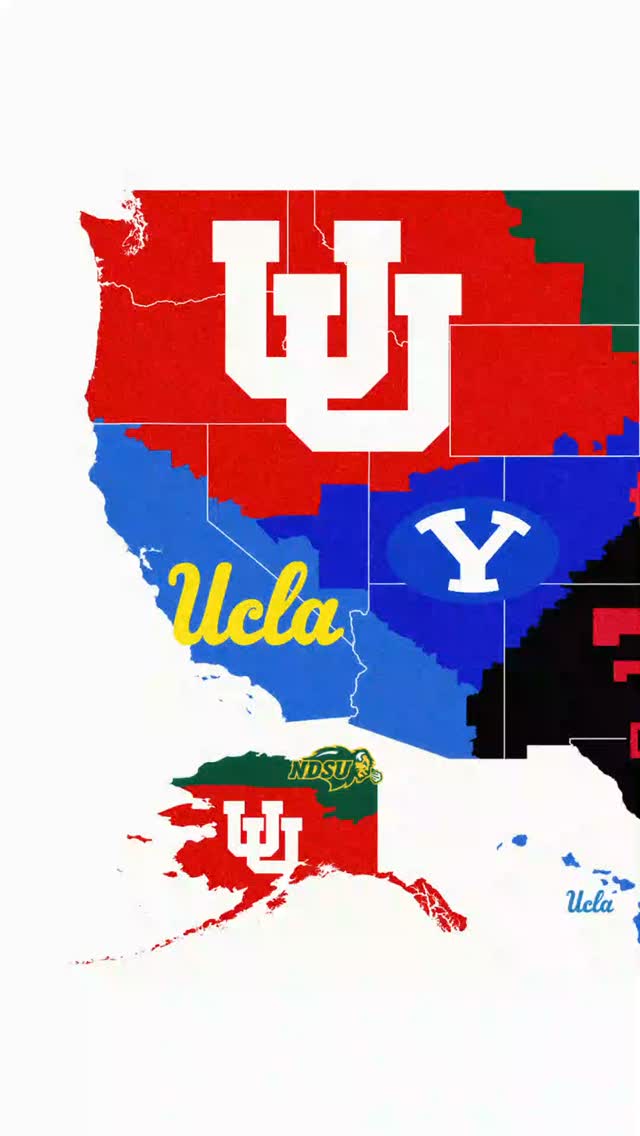 College Football Territory Map: Wee...