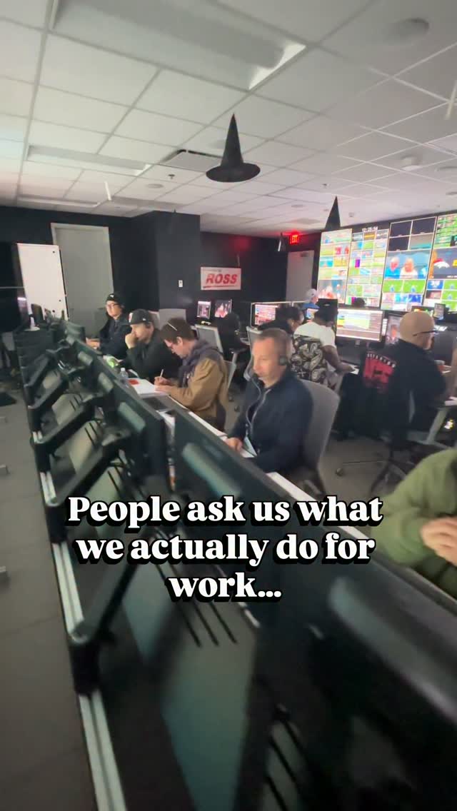 Behind the scenes of an NFL Sunday ...
