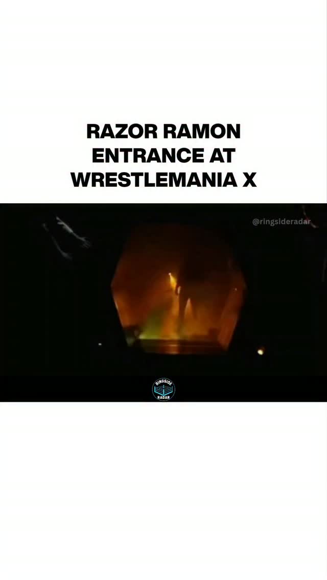 Razor Ramon's iconic WrestleMania X...