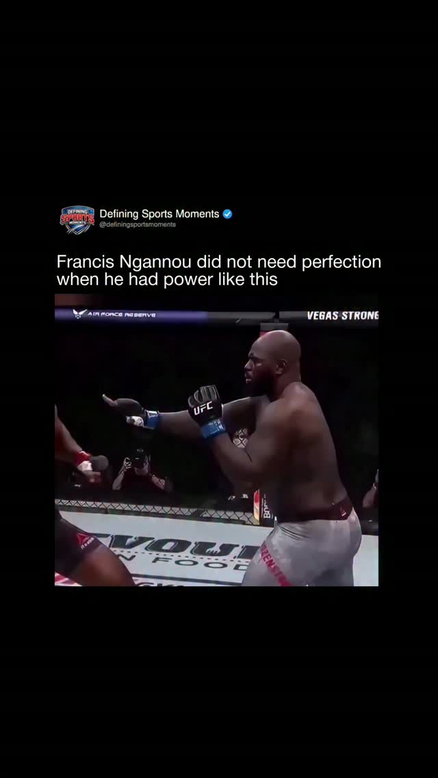 Francis Ngannou's devastating knock... on MILLIONS Francis Ngannou's devastating knock...
