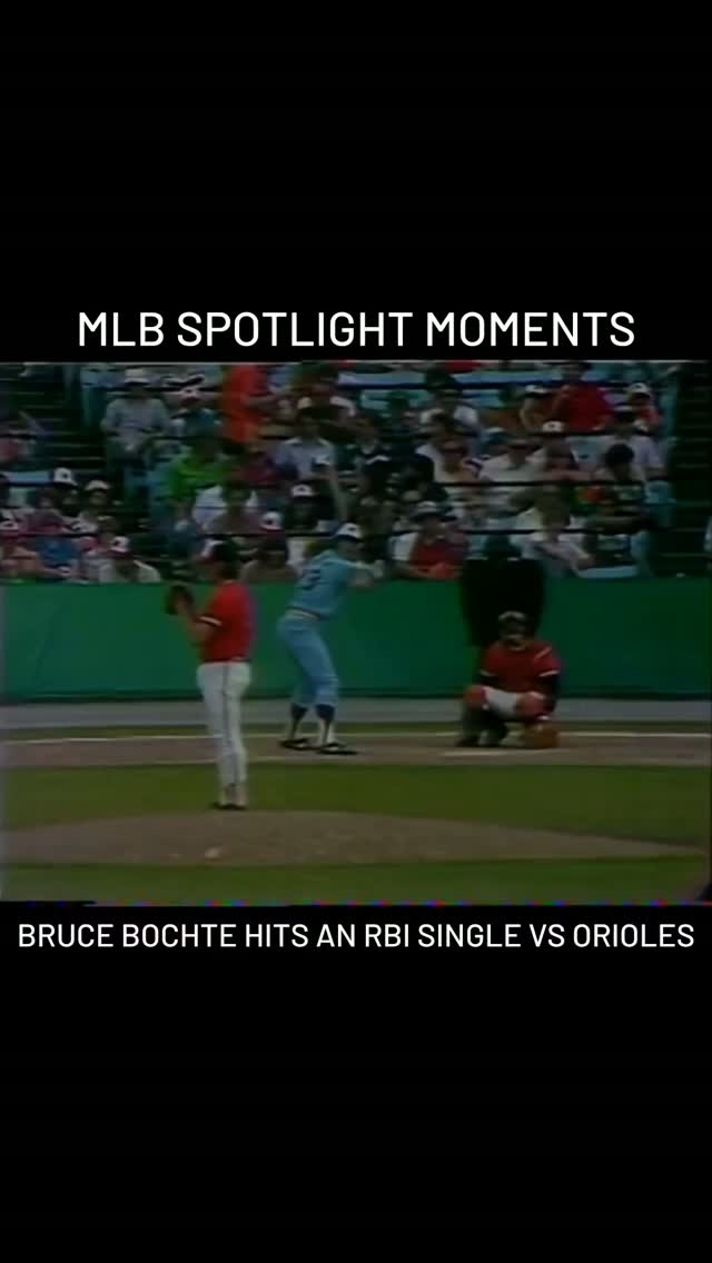 Bruce Bochte hits an RBI single vs ... on MILLIONS Bruce Bochte hits an RBI single vs ...