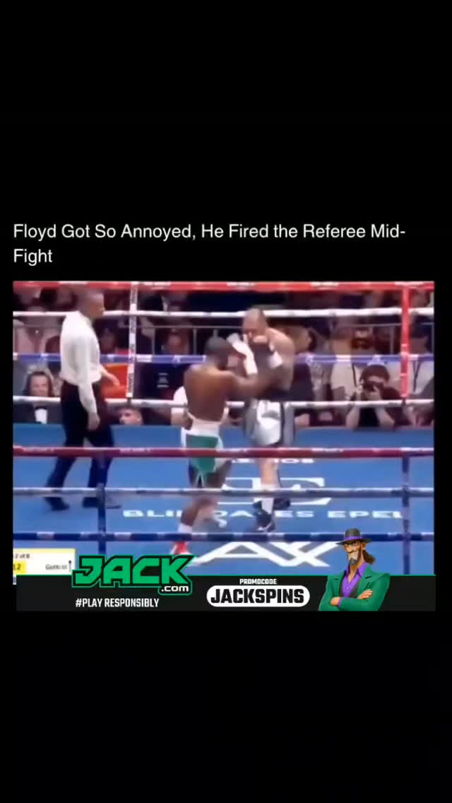 Floyd Mayweather Jr. Fires Referee ... on MILLIONS Floyd Mayweather Jr. Fires Referee ...