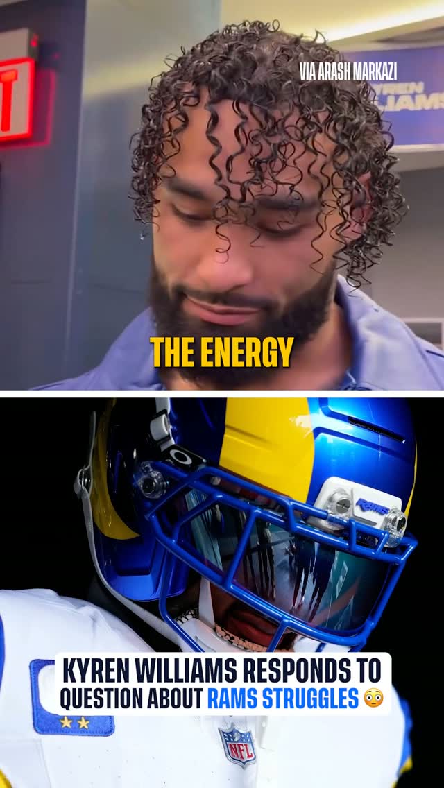 Kyren Williams responds to question...