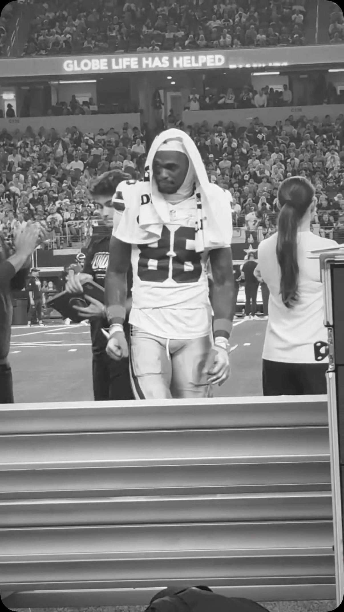 Dallas Cowboys Player on Field