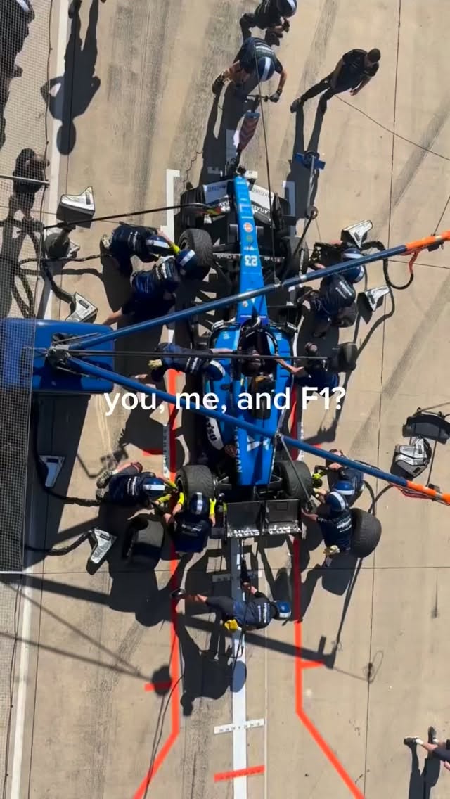 F1 pit crew in action, seen from ab... on MILLIONS F1 pit crew in action, seen from ab...