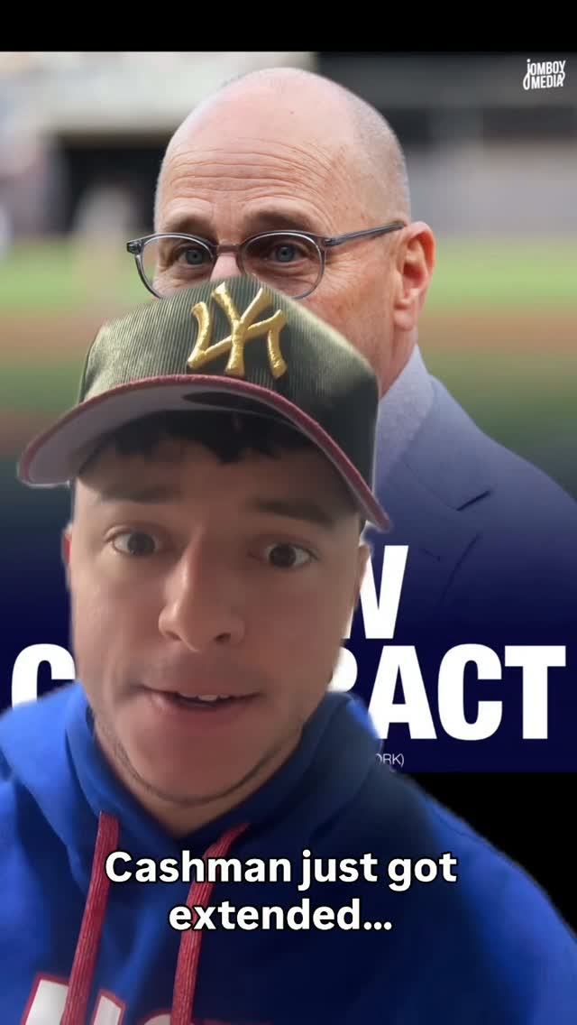 Cashman just got extended... on MILLIONS Cashman just got extended...