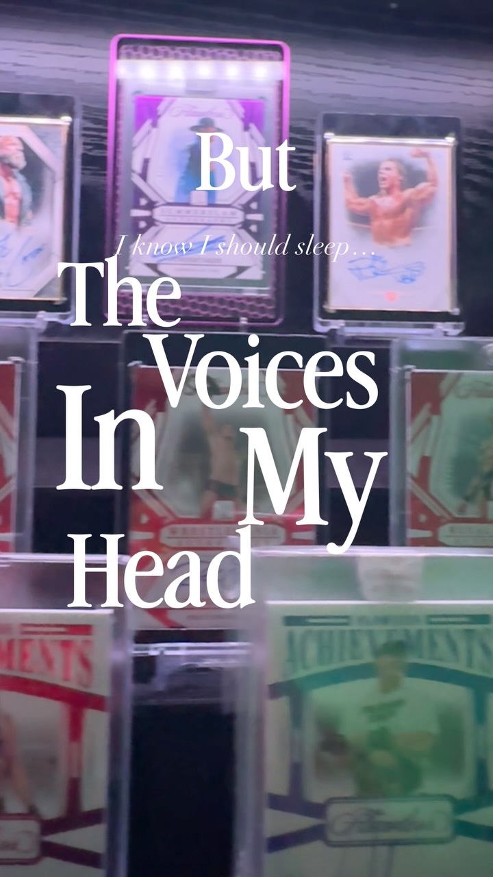 Wrestling cards and the voices in m...