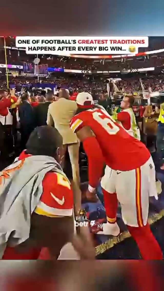 NFL post-game celebration tradition