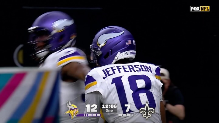 Justin Jefferson Touchdown for the ...