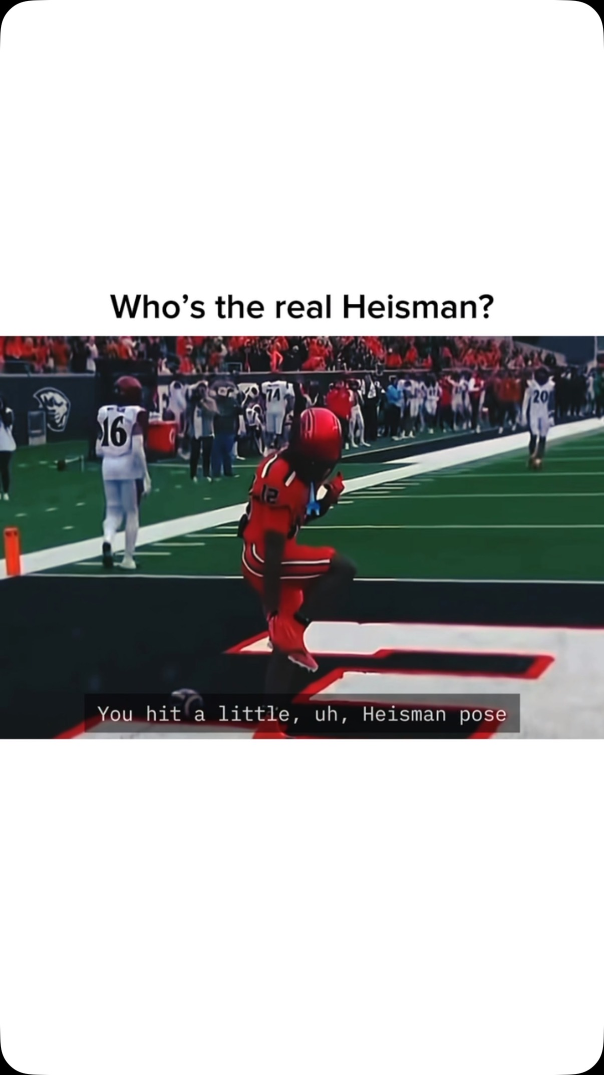 Who's the real Heisman?