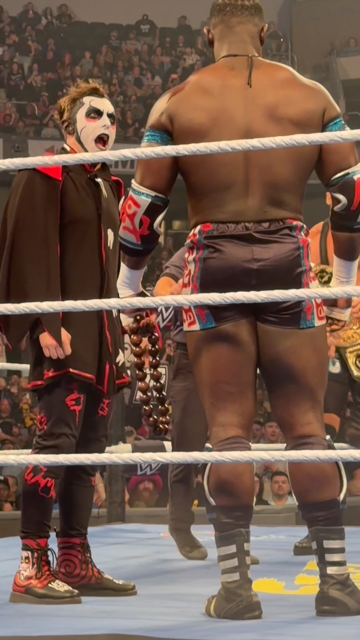 CM Punk & Danhausen watching Oba Fe...