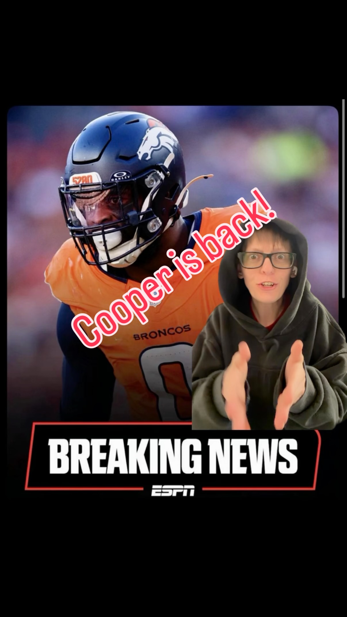 BREAKING BRONCOS NEWS! Jonathan Coo...