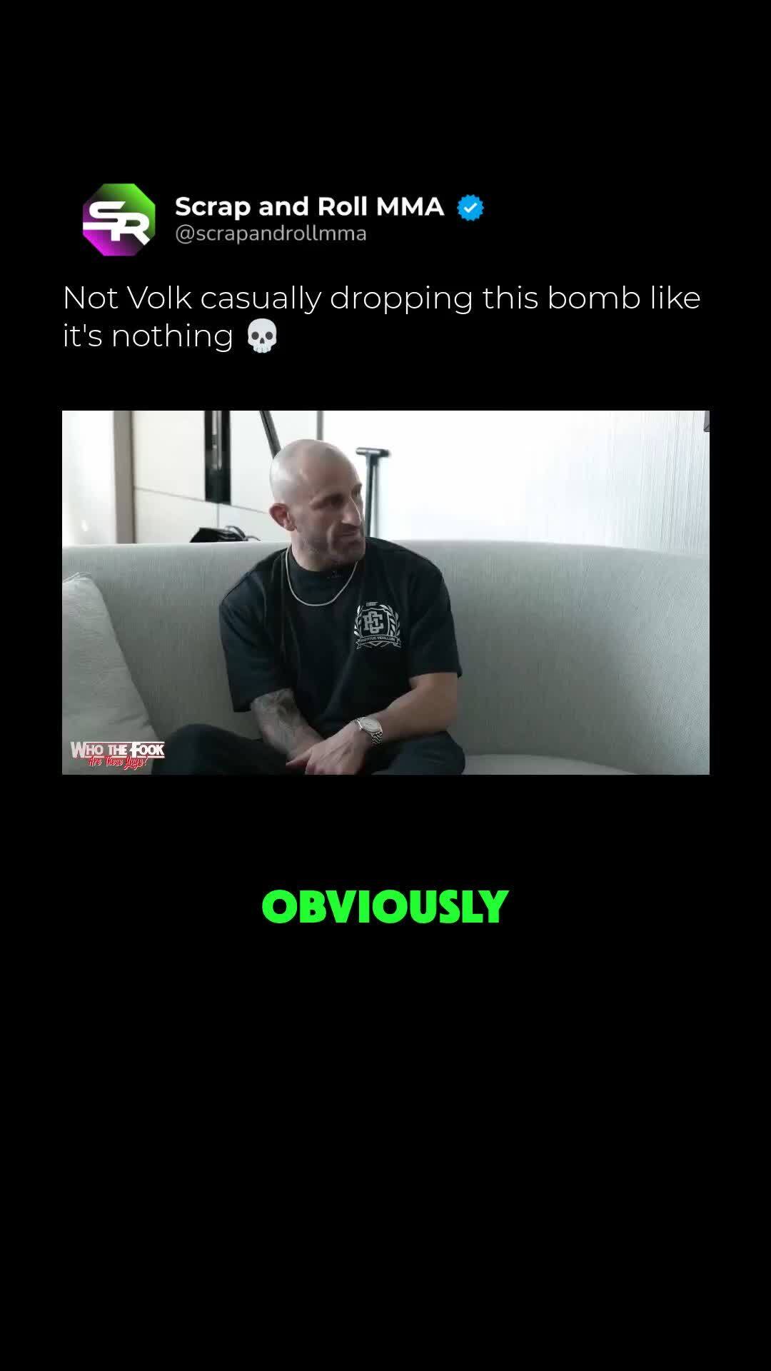 Volk calls for superfight with Just...
