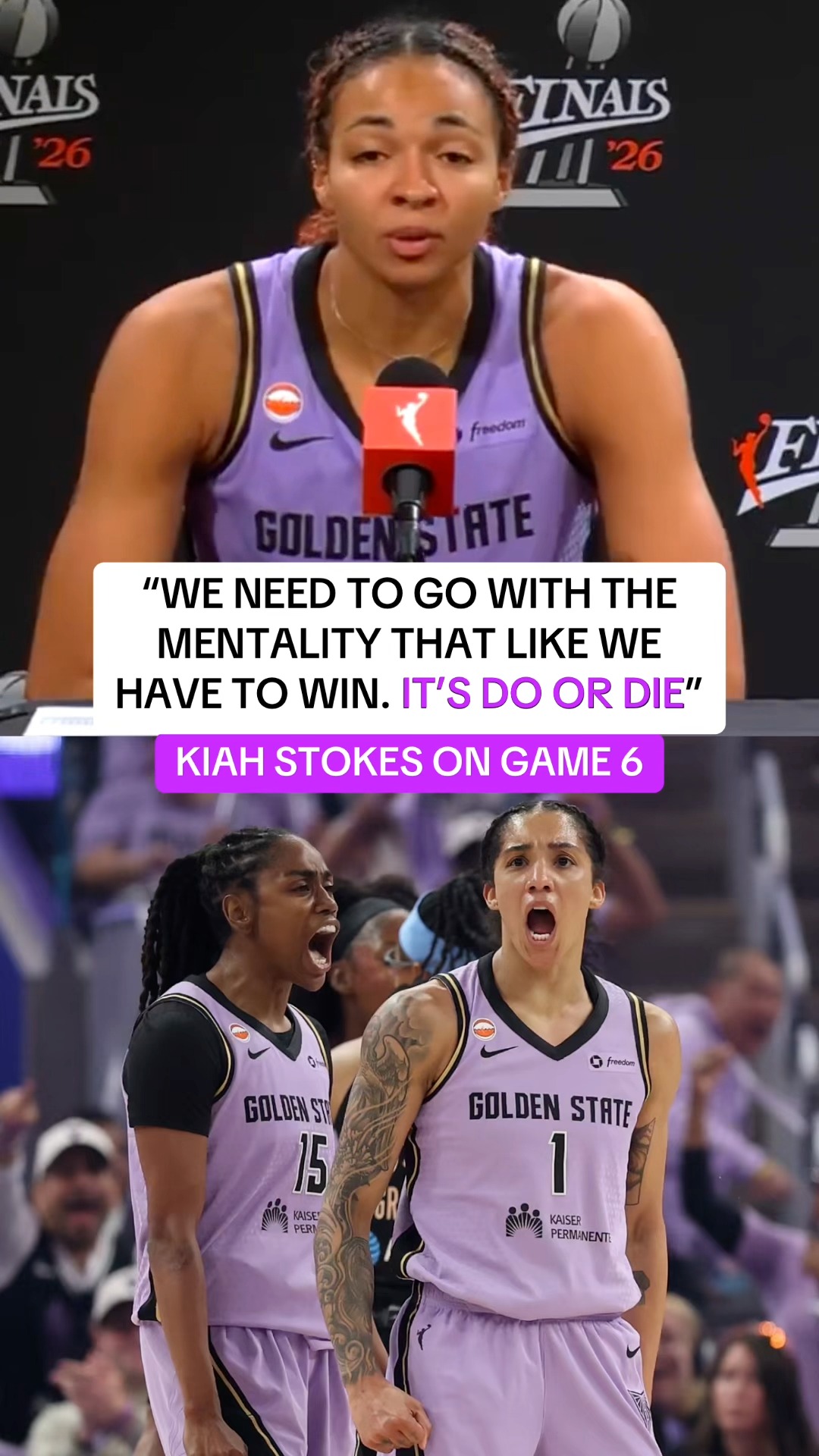 Kiah Stokes on the Valkyries' menta...