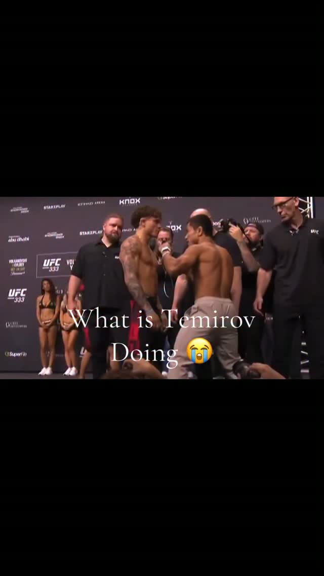 What is Temirov doing at UFC 333?