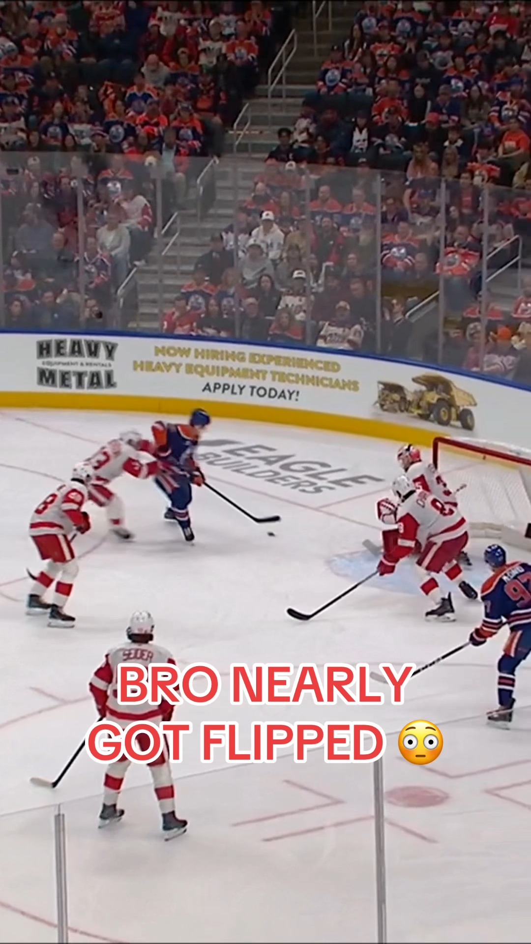 Ben Chiarot takes a rough spill dur...