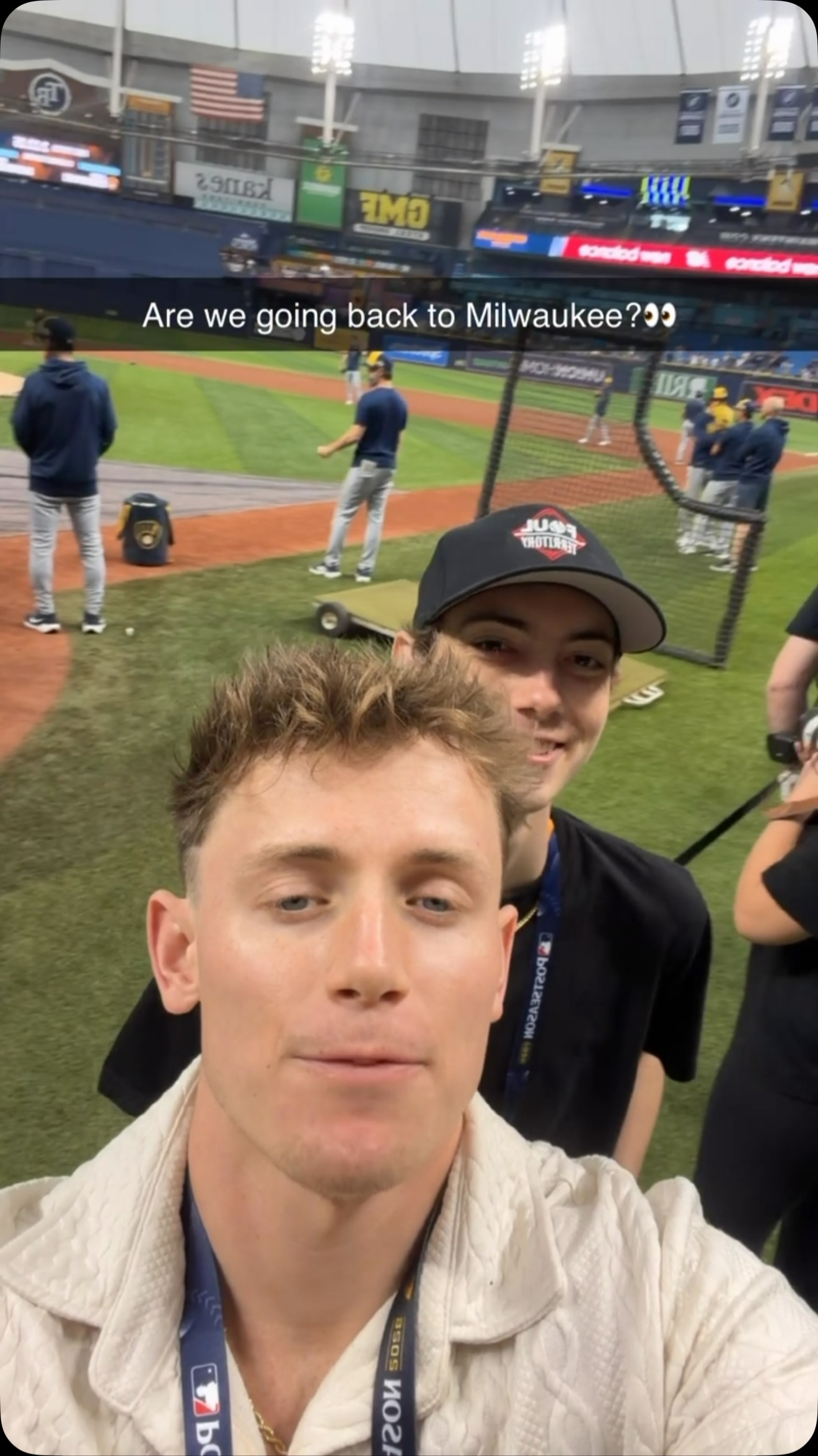 Brewers and Rays at the World Serie...
