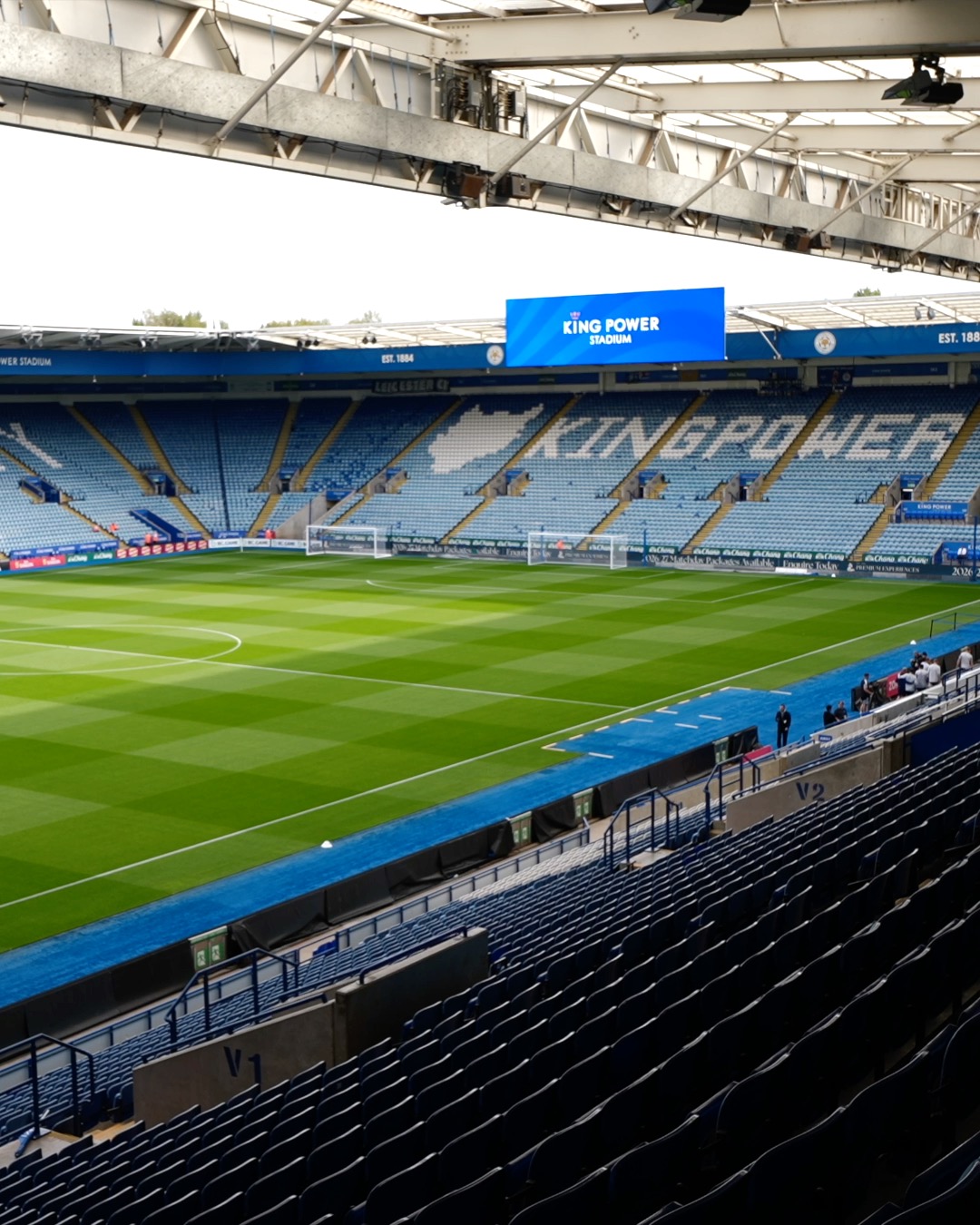 Tonight's stage: King Power Stadium...