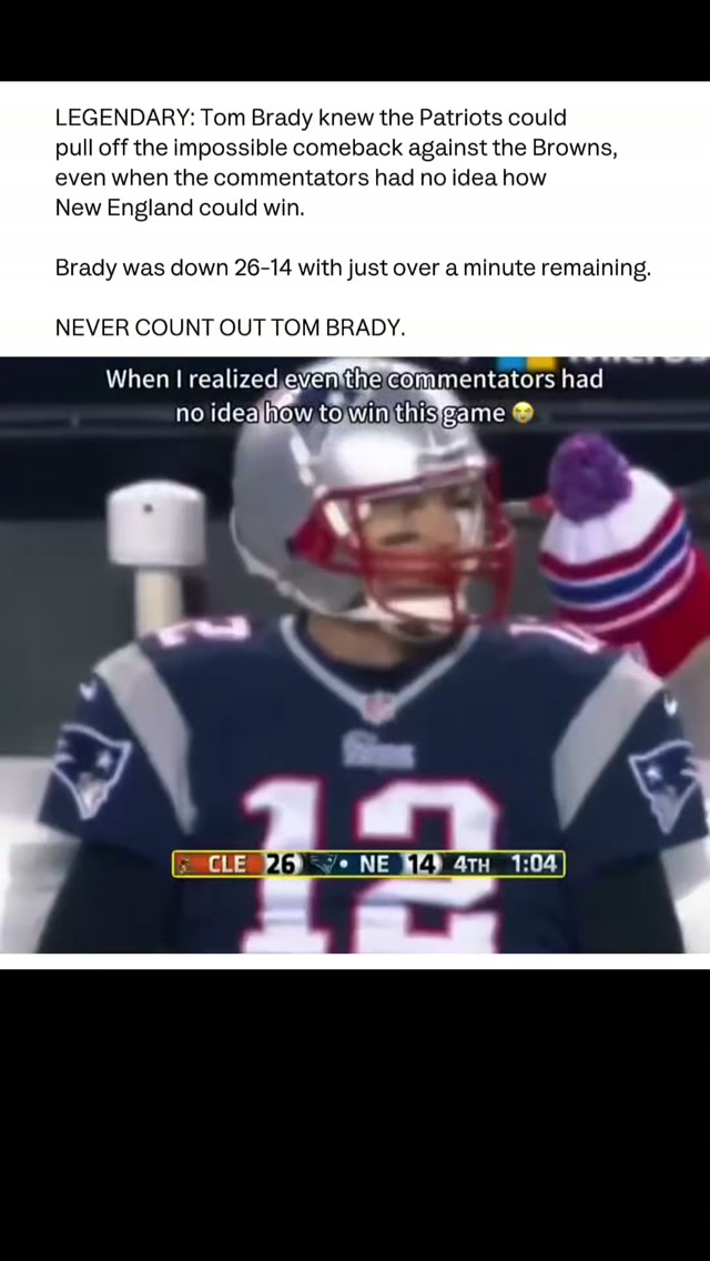 Tom Brady leads incredible comeback...