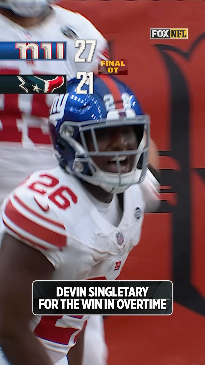 Devin Singletary for the win in ove...