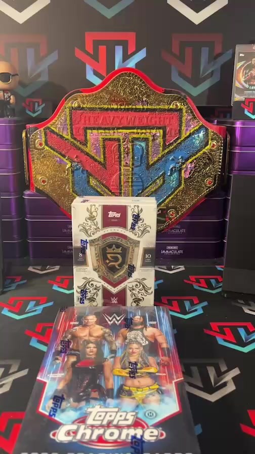 Wrestling Trading Card Box Showcase