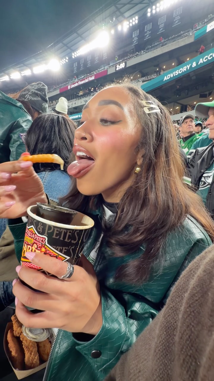 A fan enjoys Monday Night Football ...