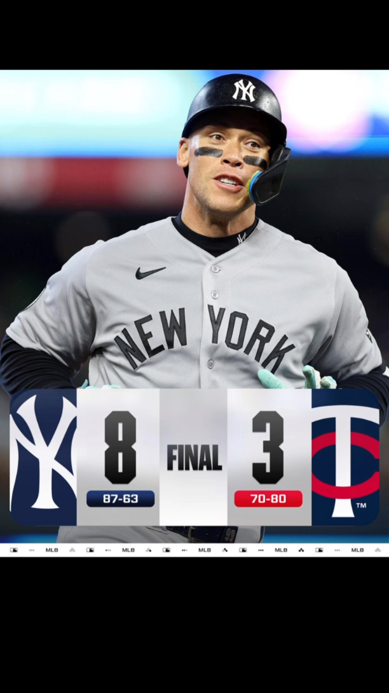 Yankees vs. Twins Final Score: Yank...